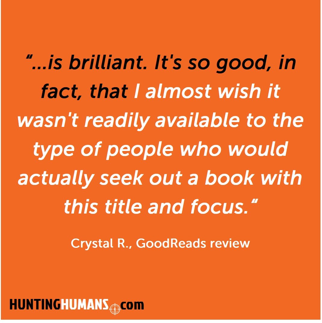 Reader quote: It's so good that I almost wish it wasn't readily available to the type of people who would actually seek out a book with this title — Crystal R., Goodreads review
