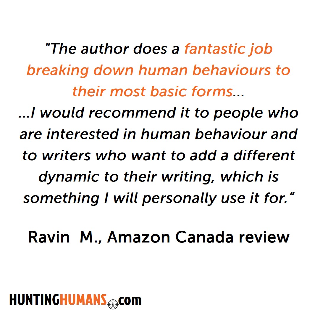 Reader quote: The author does a fantastic job breaking down human behaviours to their most basic forms — Ravin M., Amazon Canada review