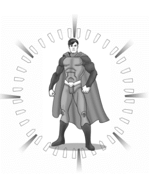 Illustration of a superhero version of you